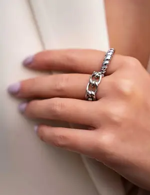 My Jewellery Ring schakels & knoop MJ01161