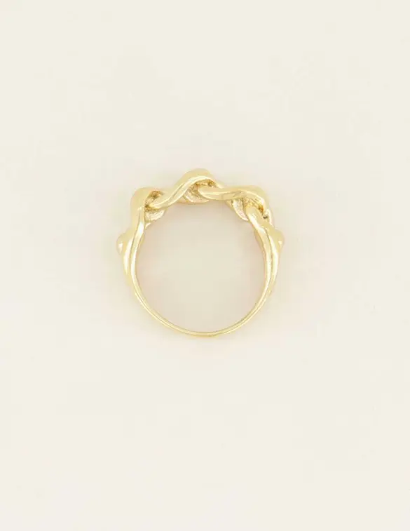 My Jewellery Ring schakels & knoop MJ01161