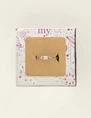 My Jewellery Ring square stone dots MJ09523