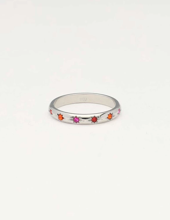 My Jewellery Ring stars multicolour MJ10773