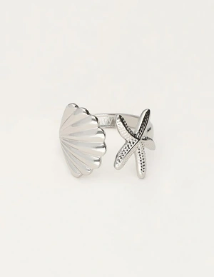 My Jewellery Ring statement shell & starfish MJ10775