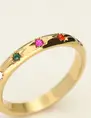 My Jewellery Ring strass multi colour MJ09543