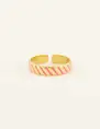 My Jewellery Ring stripe pink MJ08680