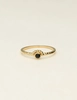 My Jewellery Ring tiny black stone MJ09526