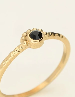 My Jewellery Ring tiny black stone MJ09526