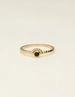 My Jewellery Ring tiny black stone MJ09526