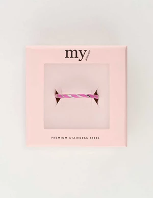 My Jewellery Ring twisted pink MJ10354