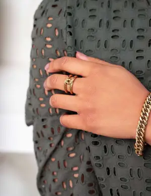 My Jewellery Ring two chackles MJ06057