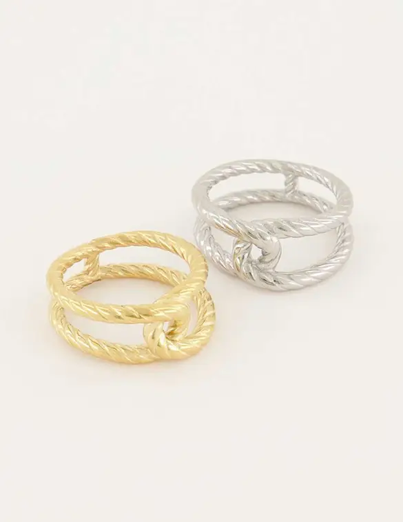 My Jewellery Ring two chackles MJ06057