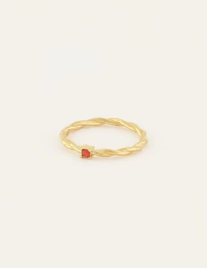 My Jewellery Ring Vintage Onestone Coral MJ06532