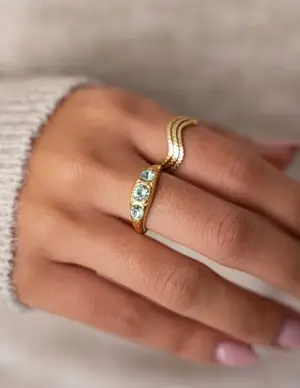 My Jewellery Ring vintage strass clear MJ06518