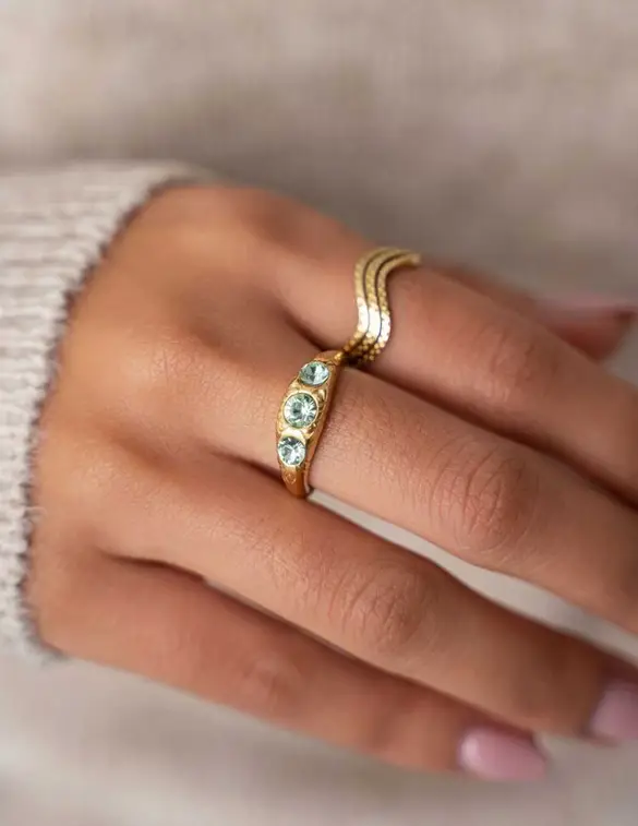 My Jewellery Ring vintage strass clear MJ06518