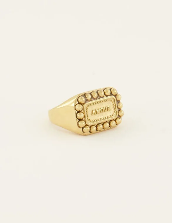 My Jewellery Ring with amour charm MJ07829