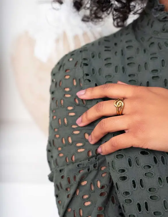 My Jewellery Ring with big loops MJ06196