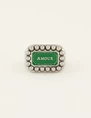 My Jewellery Ring with green amour enamel MJ07823