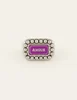 My Jewellery Ring with purple amour enamel MJ07826