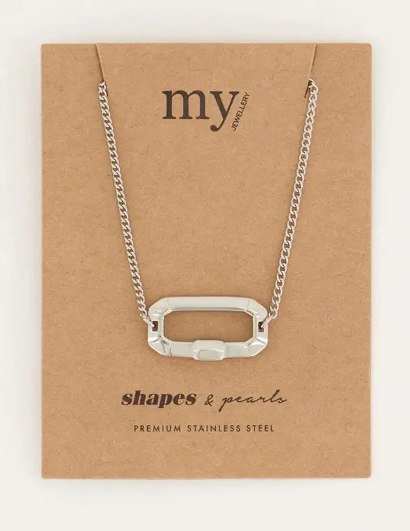 My Jewellery Shapes ketting met rechthoek MJ05561