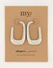 My Jewellery Shapes oorhangers rechthoek MJ05659