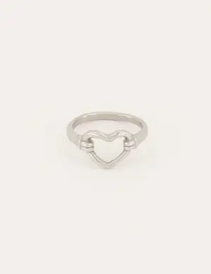 My Jewellery Shapes ring met open hartje MJ06049
