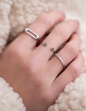 My Jewellery Shapes ring met open rechthoek MJ06050
