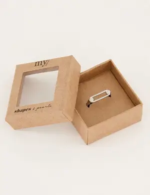 My Jewellery Shapes ring met open rechthoek MJ06050