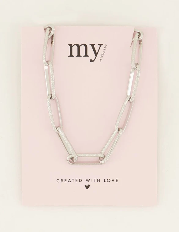 My Jewellery Smalle schakelketting structuur MJ07793