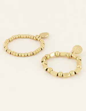 My Jewellery Stretch ringen set MJ04332