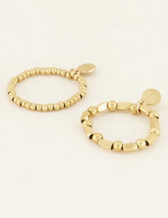 My Jewellery Stretch ringen set MJ04332