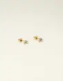 My Jewellery Studs 3 square strass transparant MJ09487