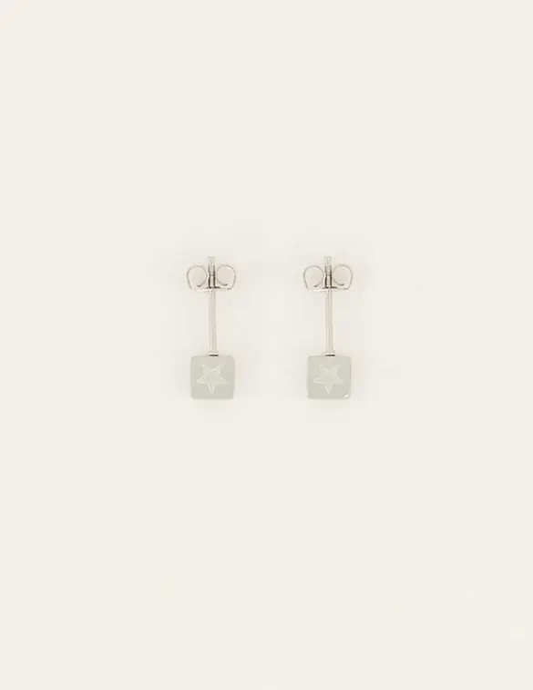 My Jewellery Studs blokje ster MJ05661