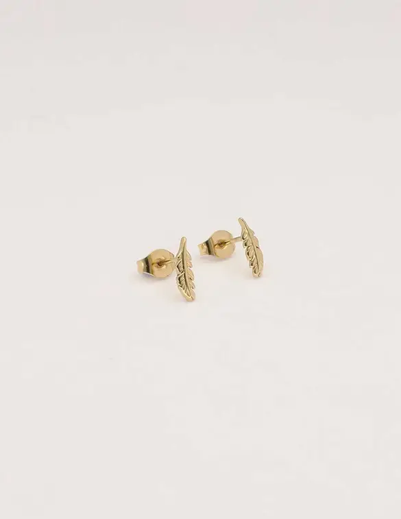 My Jewellery Studs feather MJ10329