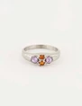 My Jewellery Vintage cluster ring oranje MJ05042