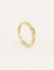 My Jewellery Vintage ring met witte rechthoek MJ05927
