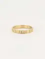 My Jewellery Vintage ring met witte rechthoek MJ05927