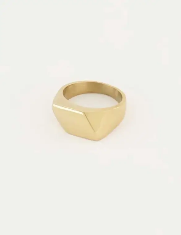My Jewellery Zegelring schuin vlak MJ05446