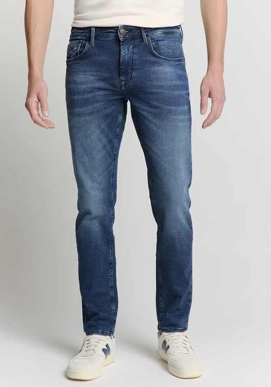 No Excess Denim, Regular 711, Stone Used, Str N711D96N