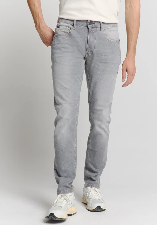 No Excess Denim, Tapered 712, Light Grey, Str N712D53N2