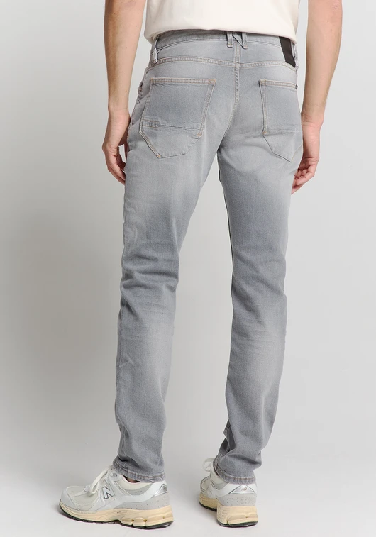 No Excess Denim, Tapered 712, Light Grey, Str N712D53N2
