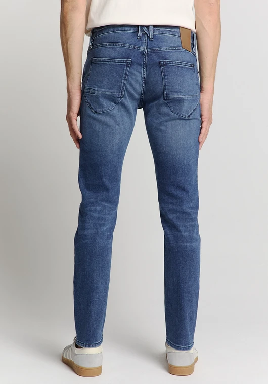 No Excess Denim, Tapered 712, Stone Used, Str N712D96N2
