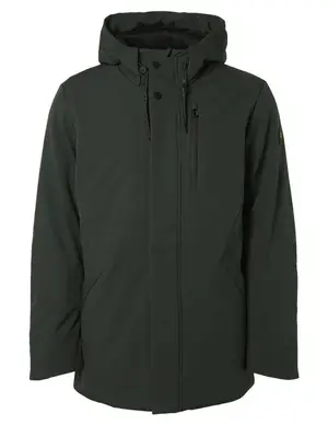 No Excess Jacket Mid Long Fit Hooded Softshel 17630821SN