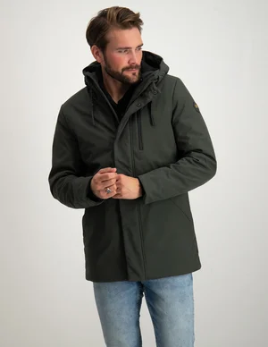 No Excess Jacket Mid Long Fit Hooded Softshel 17630821SN