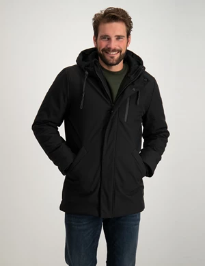 No Excess Jacket Mid Long Fit Hooded Softshel 17630821SN