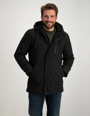 No Excess Jacket Mid Long Fit Hooded Softshel 17630821SN