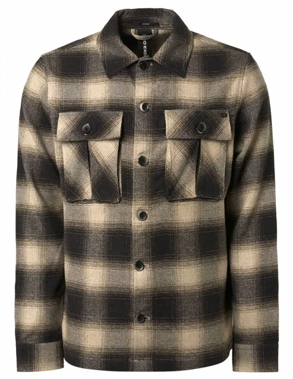 No Excess Overshirt Button Closure Check 21510902