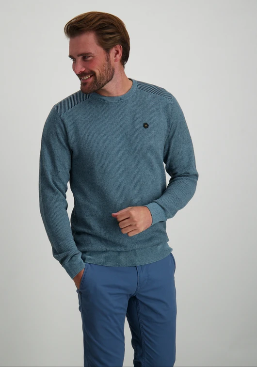 No Excess Pullover Crewneck 2 Coloured Jacqua 25230821SN