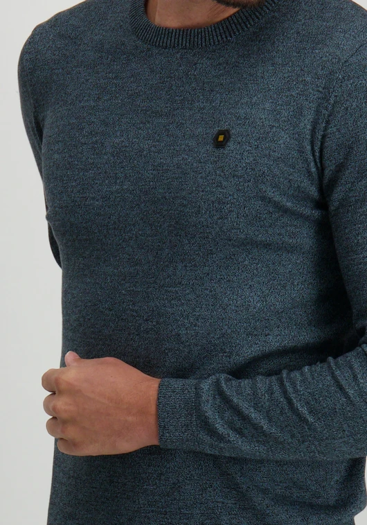 No Excess Pullover Crewneck 2 Coloured Melang 25210880SN