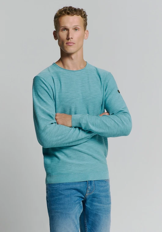 No Excess Pullover Crewneck Garment Dyed + St 27210101SN