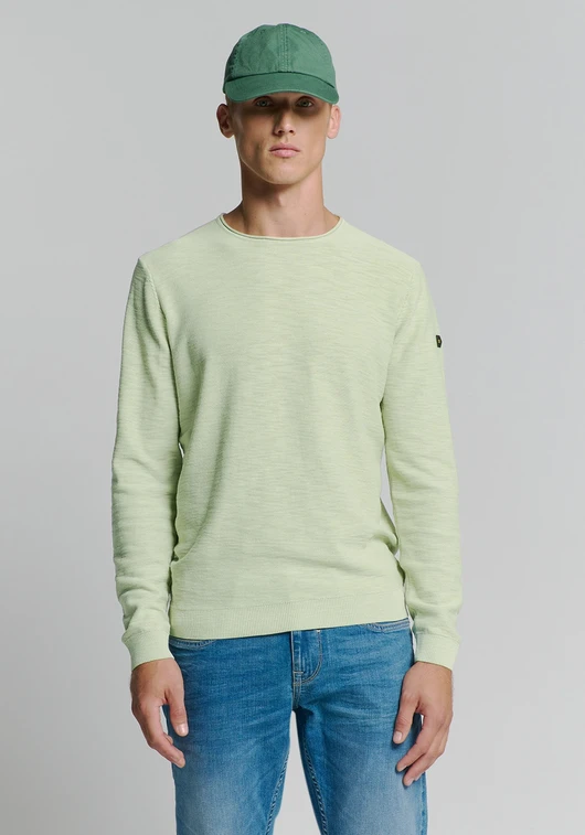 No Excess Pullover Crewneck Garment Dyed + St 27210101SN