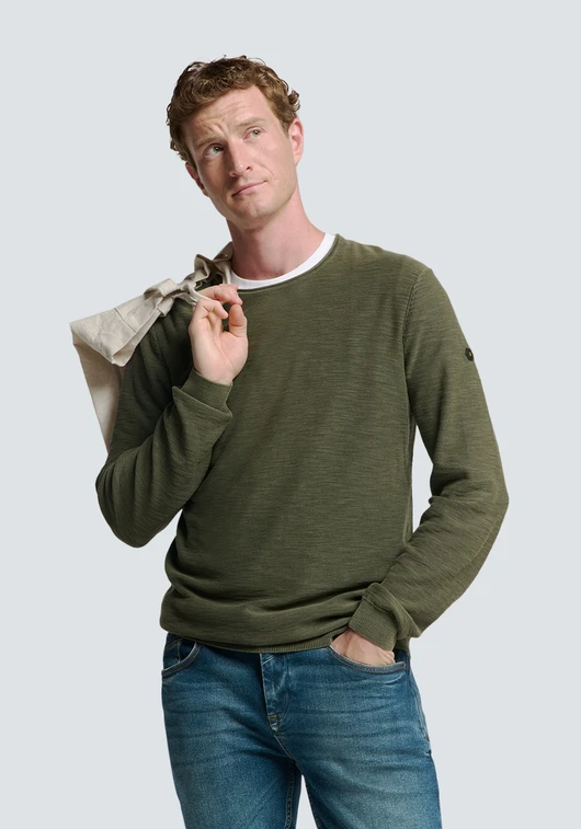 No Excess Pullover Crewneck Garment Dyed + St N2101