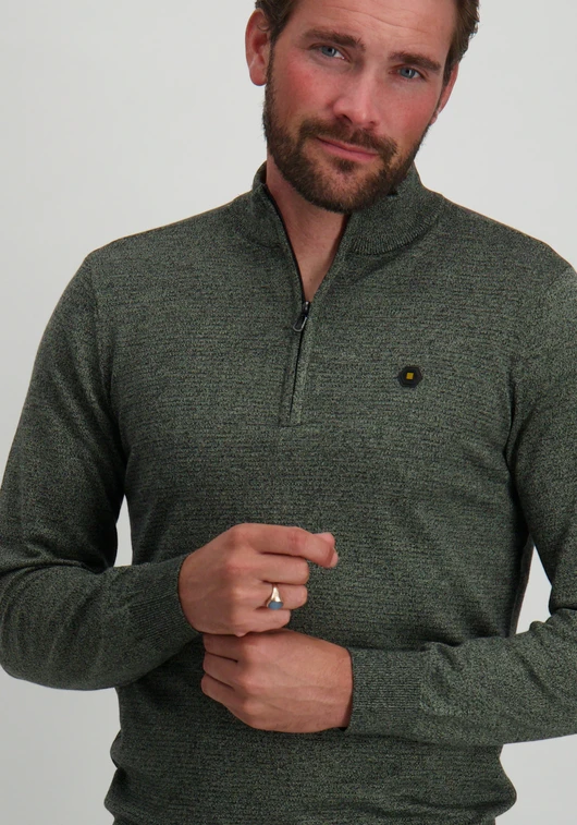 No Excess Pullover Half Zip 2 Coloured Melang 25210885SN